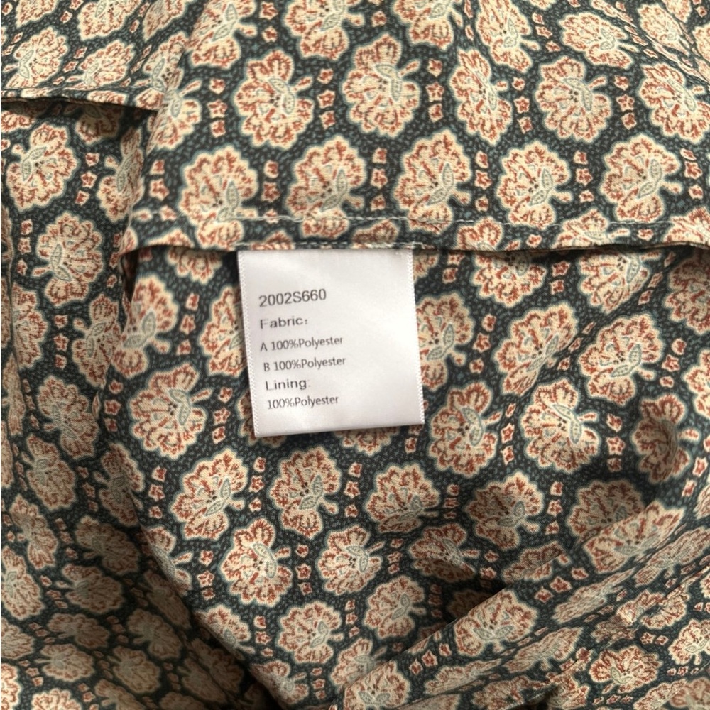 J.ING Tan Buttoned Blouse with Notched Collar - Picture 5 of 5